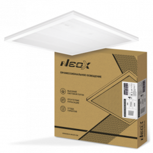 Панель светодиодная универсальная ДВО-02 4565-ПРИЗМА 45Вт 230В 6500К 4500лм 100лм/Вт 595х595х19 NEOX