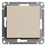 Переключатель 1-кл 10А C/У перекрестный Песочный AtlasDesign