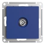 Розетка TV антенна С/У коннектор Аквамарин AtlasDesign