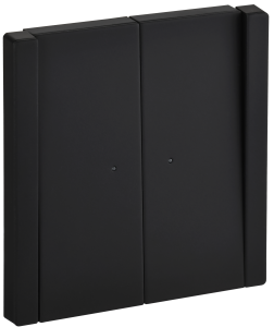 Выключатель 2-кл 10А С/У с индикатором Металл Черный Forte&Piano