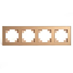 Рамка 4-я стекло Золото Катрин