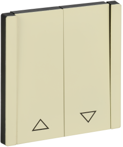 Выключатель 2-кл 10А С/У для жалюзи Металл серый сланец Forte&Piano