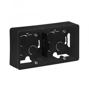 Коробка накладного монтажа - 2 поста Антрацит Legrand INSPIRIA