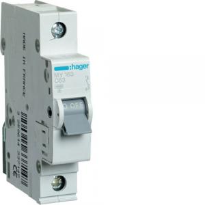 Автоматический выключатель 1P 4,5кА C 63A Hager