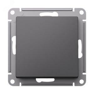 Переключатель 1-кл.сх.6,10АХ,С/У Базальт AtlasDesign