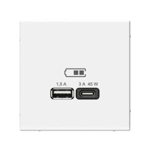 Розетка USB А+С (А7,5Вт+С45Вт) С/У Лотос ArtGallery