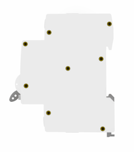 Диф автомат АВДТ-63М 16А/ 30мА (1мод., хар.C, электронный тип AС) 6кА EKF PROxima