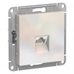 Розетка RJ45 кат.5Е С/У Жемчуг AtlasDesign