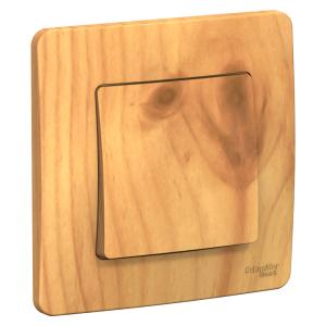 Переключатель 1-кл 10А С/У Ясень Blanca