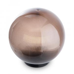 Светильник садово-парковый «Оптима» (НТУ)  НТУ 02-60-255   1*60W, E27, 230V, IP44, цвет дымчатый, шар, на столб, 250*250*270мм