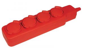 Удлинитель У04В 4 места с защитными крышками IP44 2P+PE/5метров 3х1мм2 16А/250В IEK