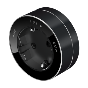 Розетка 2К+З круглая 16А 250В Антрацит MultiTrack Systeme Electric