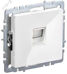 Розетка RJ45 кат.5Е С/У Белый Brite