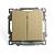 Переключатель 2-кл 10А С/У Золото Катрин