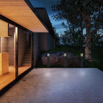 Ландшафтный светильник Techno 1550 черный Elektrostandard