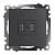 Розетка USB 2-м 250В 2,1А С/У Графит Катрин