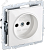 Розетка 1-м 10А С/У Белый Brite