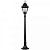 Светильник садово-парковый «Классика» (НТУ)  4210 1*100W, E27, 230V, IP44, цвет черный, 4-х гранник, столб средний, 185*185*1200мм Feron
