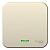 Выключатель 1-кл 10А О/У с инд. изолирующая пластина Молочный Blanca