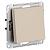 Выключатель 1-кл 10А С/У кнопочный Песочный AtlasDesign