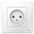Розетка 1-м 16А С/У Белый Blanca