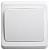 Выключатель 1-кл 10А С/У Белый Etude