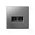 Розетка RJ45+RJ45 кат.6А С/У Сталь ArtGallery