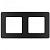 Рамка 2 поста Антрацит Legrand INSPIRIA