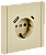 Розетка 1-м 16А С/У З/К со шторками+USB A+С 18Вт винтовое крепление Ваниль Forte&Piano